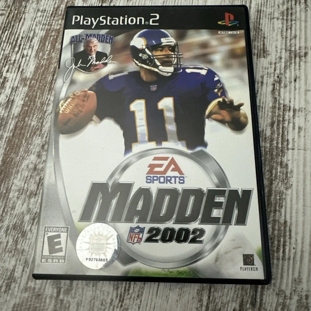 Madden NFL 2002 (PS2, 2001) PlayStation 2 With Manual